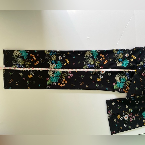 KANGSISTER Floral Pant Suit Black Multicoloured Separates Garden Party - Picture 11 of 16
